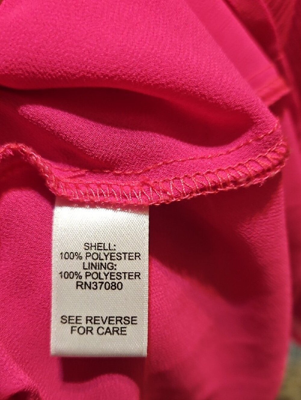 Cato Hot Pink Ruffle Blouse - Picture 7 of 7